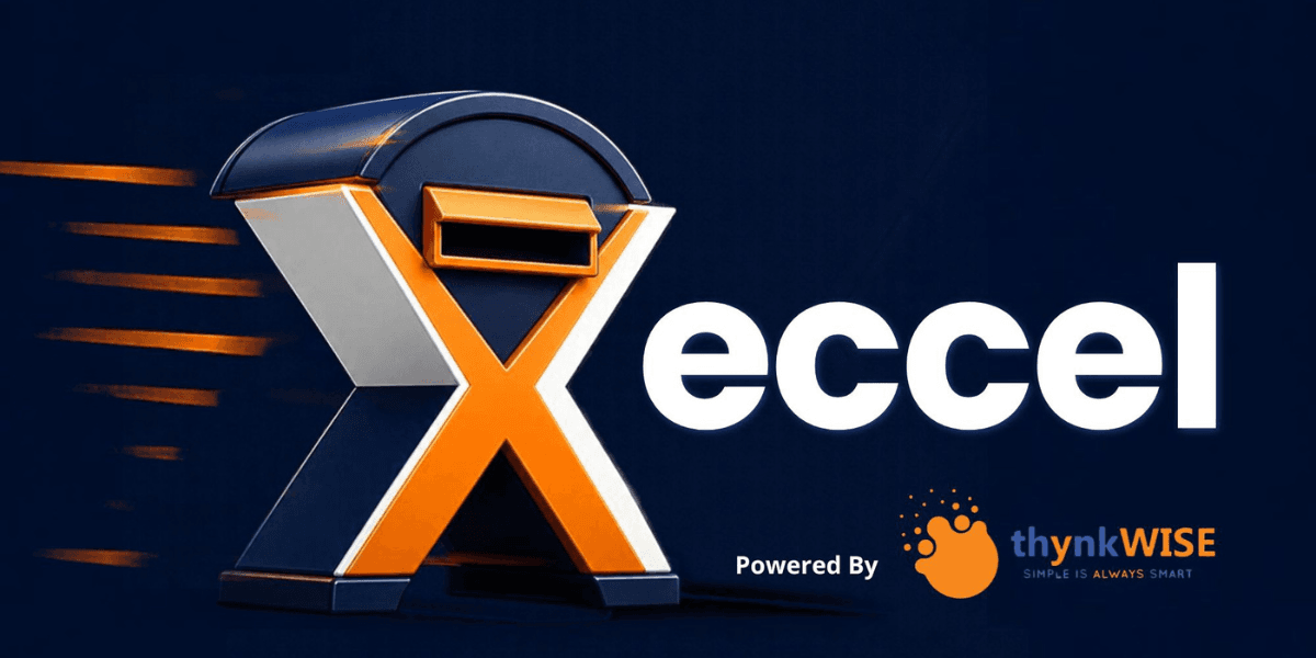 Xeccel logo with Powered by thynkWISE lockup